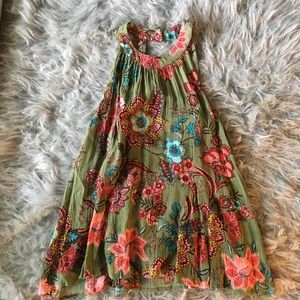 Blue Rain back out sleeveless blouse